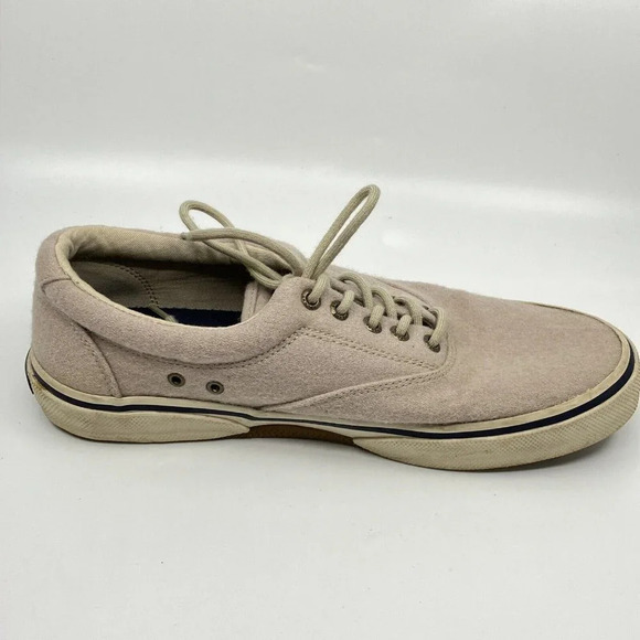 Sperry Topsider Wool Blend Boat Shoe lace Up Sneaker Mens 9.5 M - Picture 11 of 12